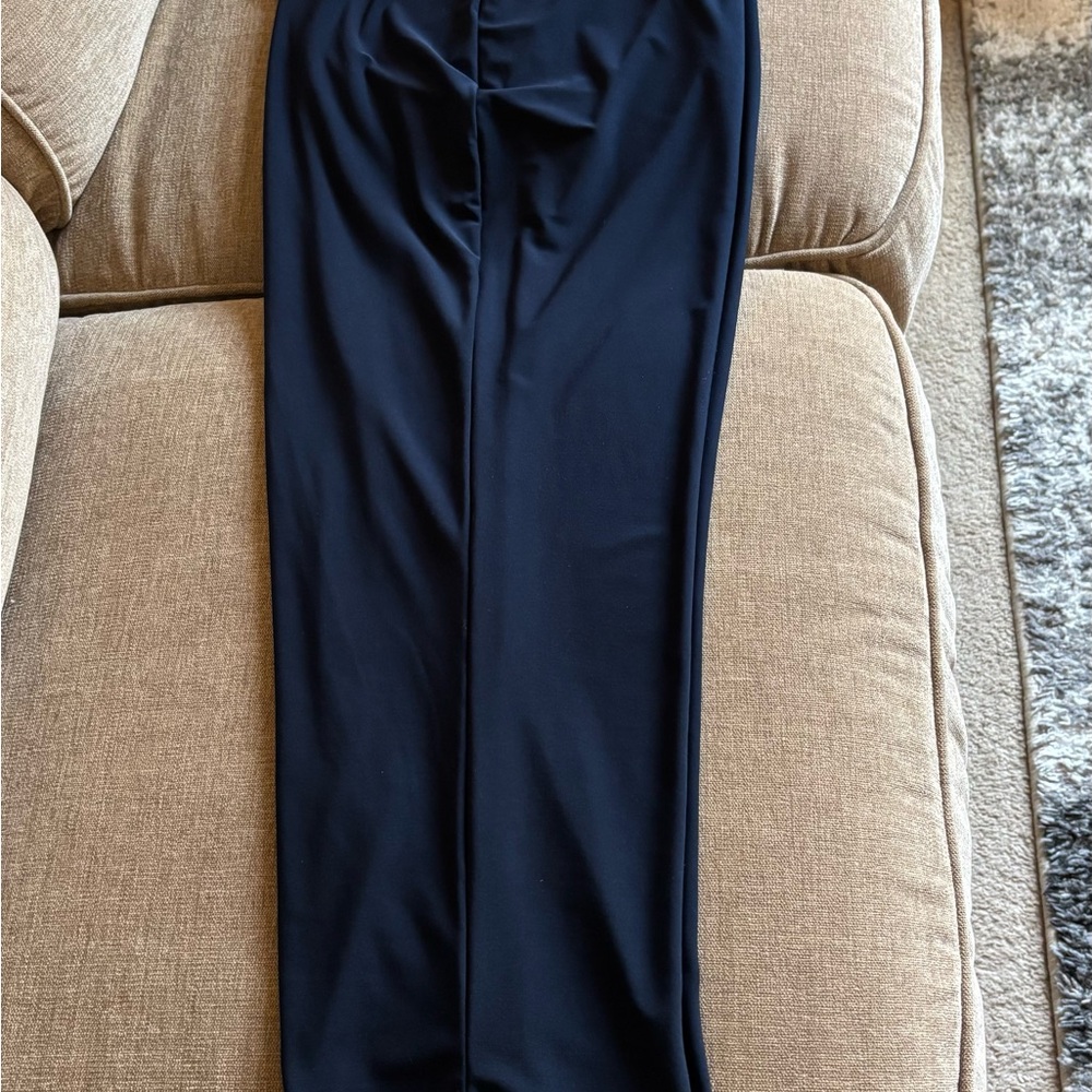 Sympli Women’s Elegant Navy Dress Ankle Length Pants
